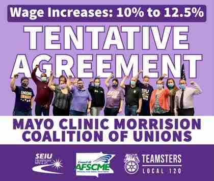Union Food Service Workers at Mayo Reach Deal With Employer Morrison Healthcare